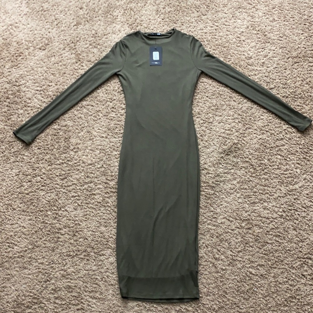 TAKE HOLD Ribbed Dress